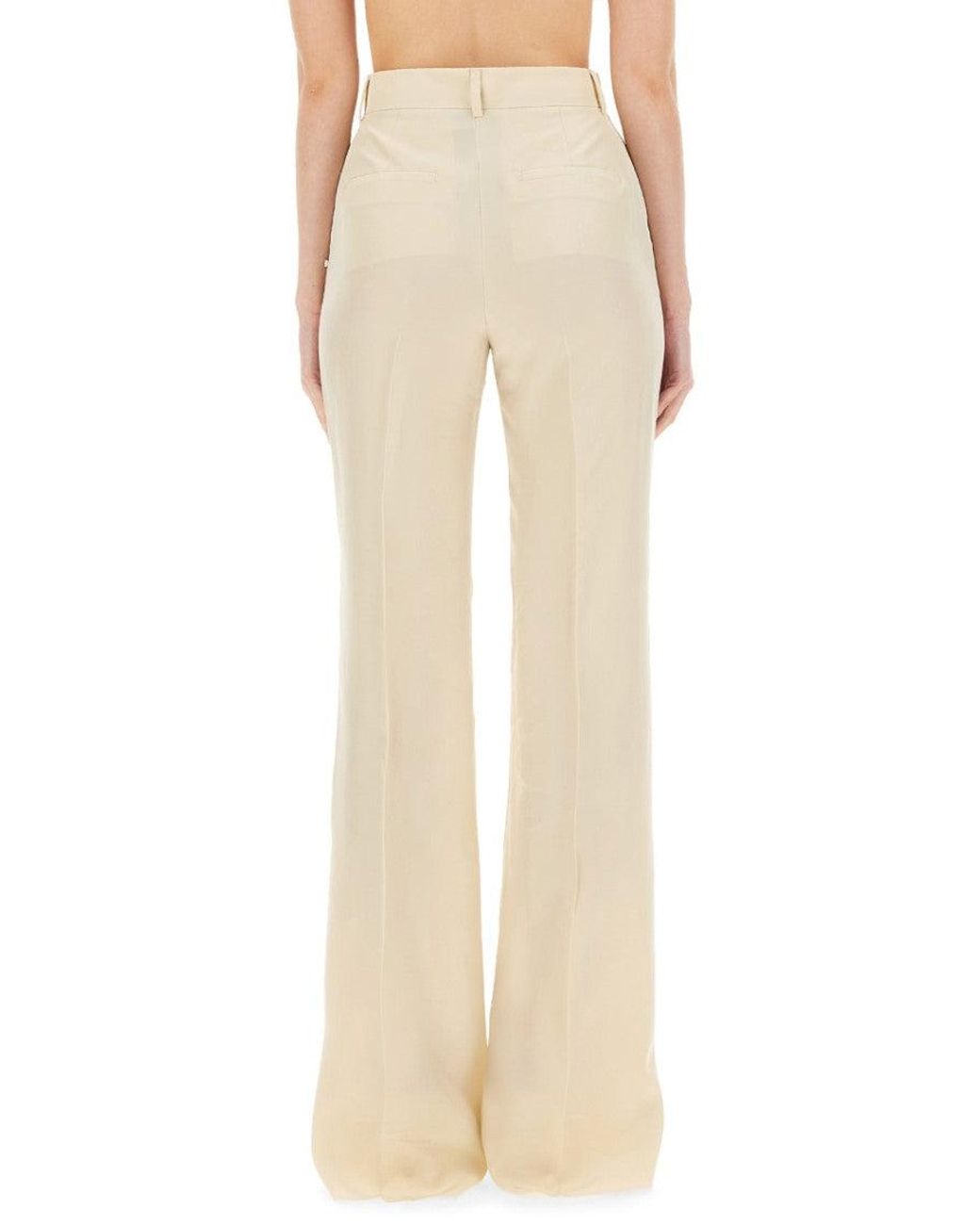 Sportmax Natural Flared Pants