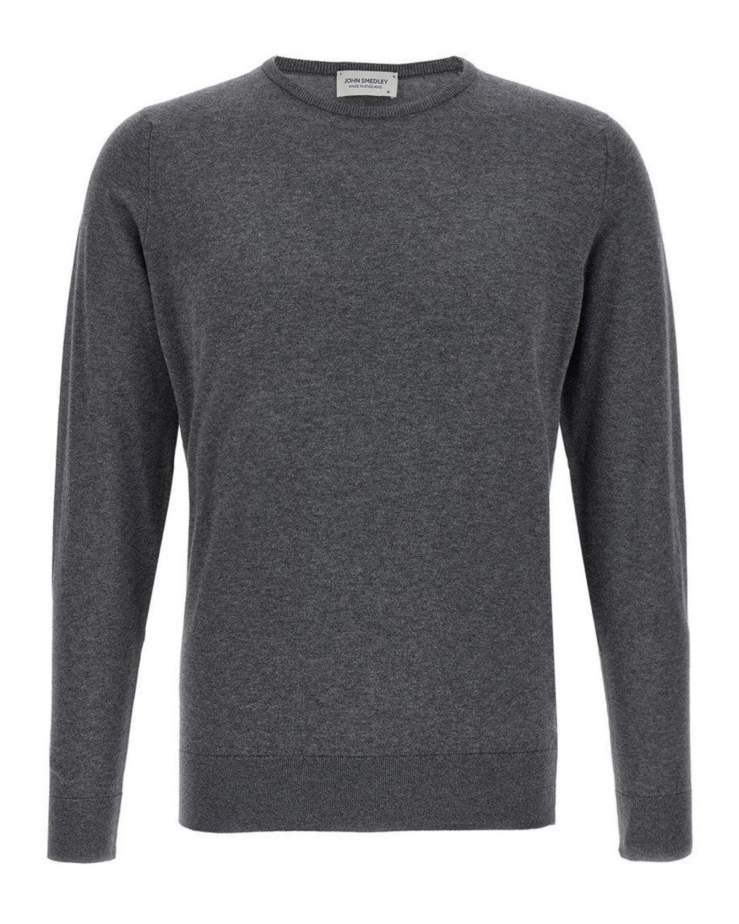 John Smedley Gray Hatfield Sweater for men