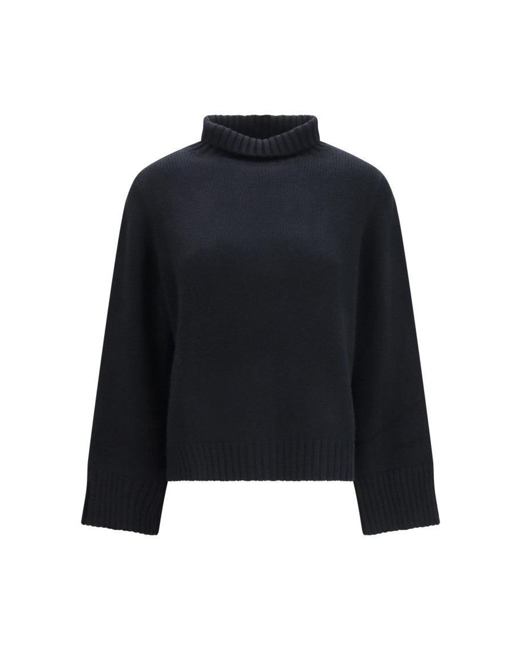 Allude Blue Turtle Neck Sweater
