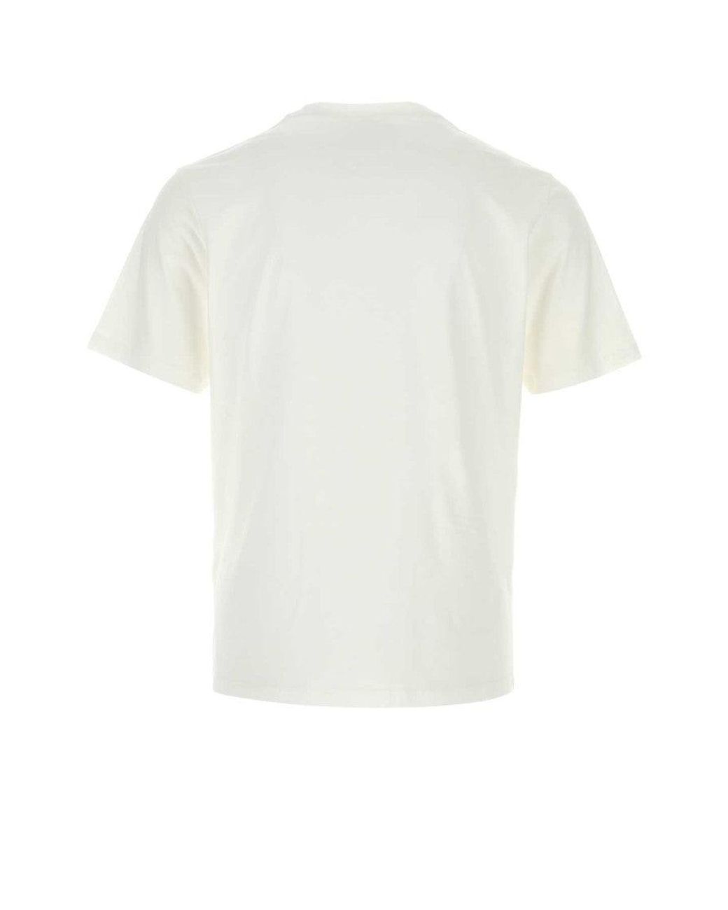 C P Company White Crew Neck T-Shirt for men