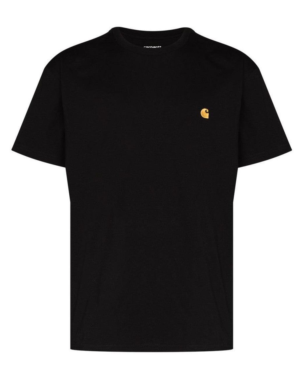 Carhartt Black Chase Logo T-Shirt for men