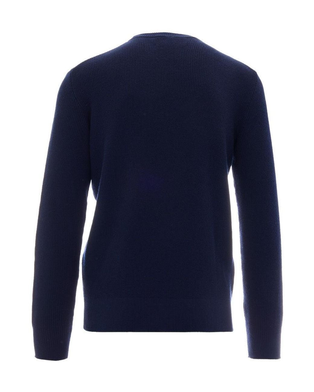 Ballantyne Blue Crew Neck Sweater for men