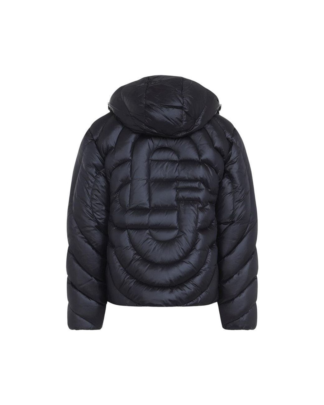 Casablanca Black Quilted Hood Jacket for men
