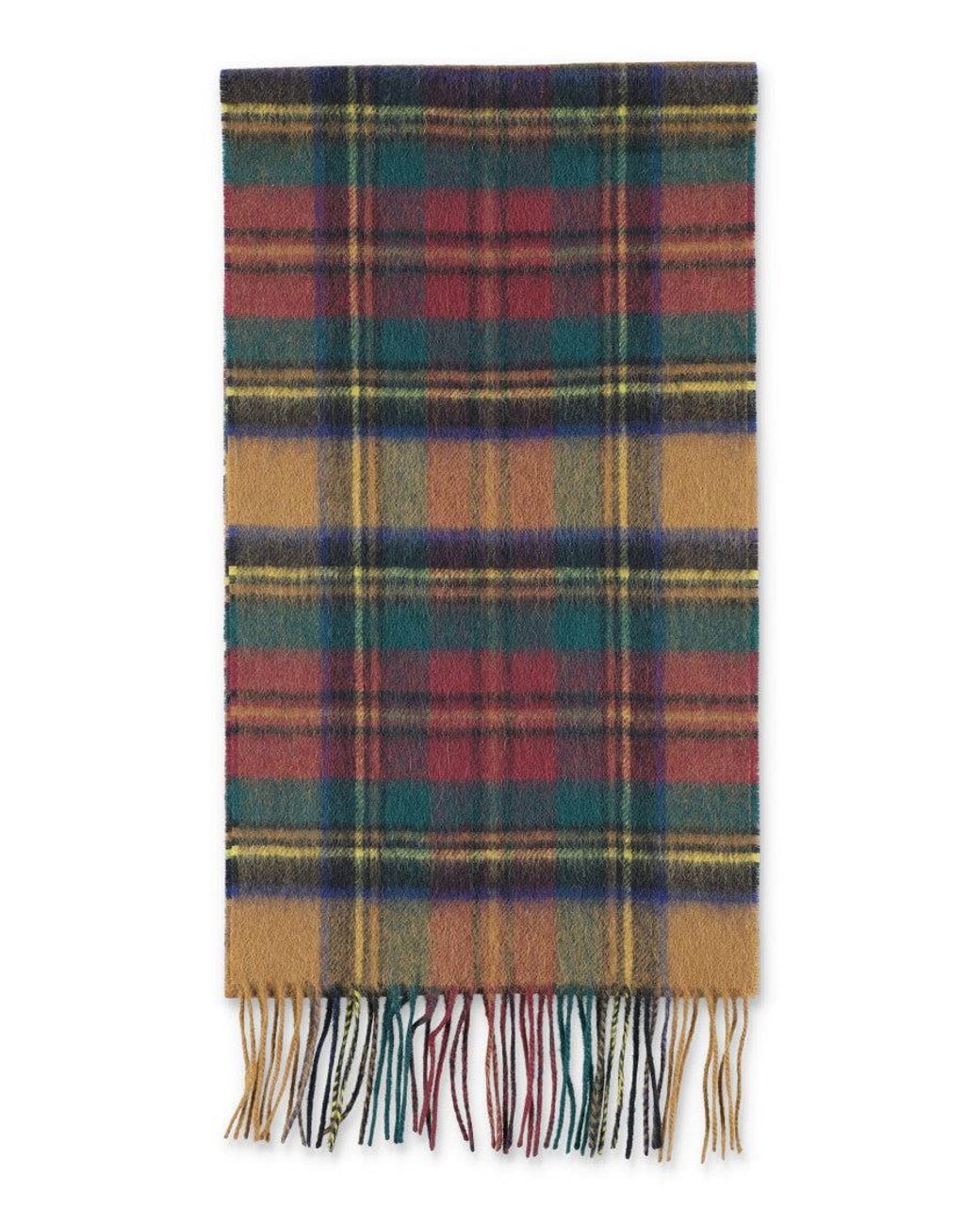 Barbour Multicolor Tartan Plaid Scarf for men