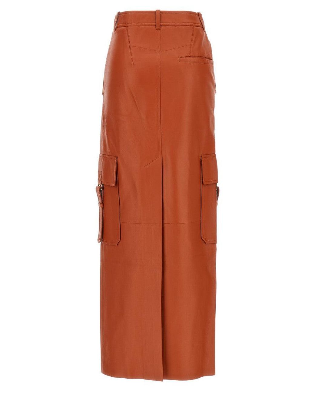 Zimmermann Orange Illustration Skirt