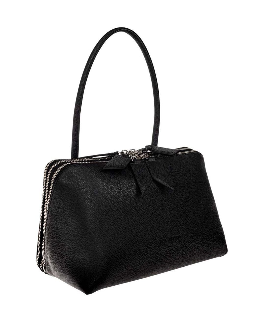 The Attico Black L'Altra Di Milano Large Shoulder Bag