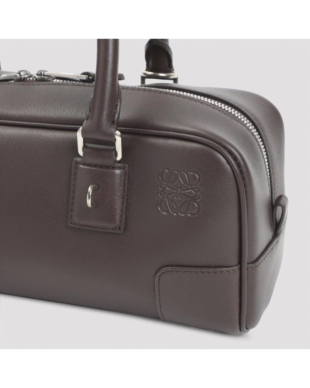 Loewe Gray Dark Amazona 23 Satchel