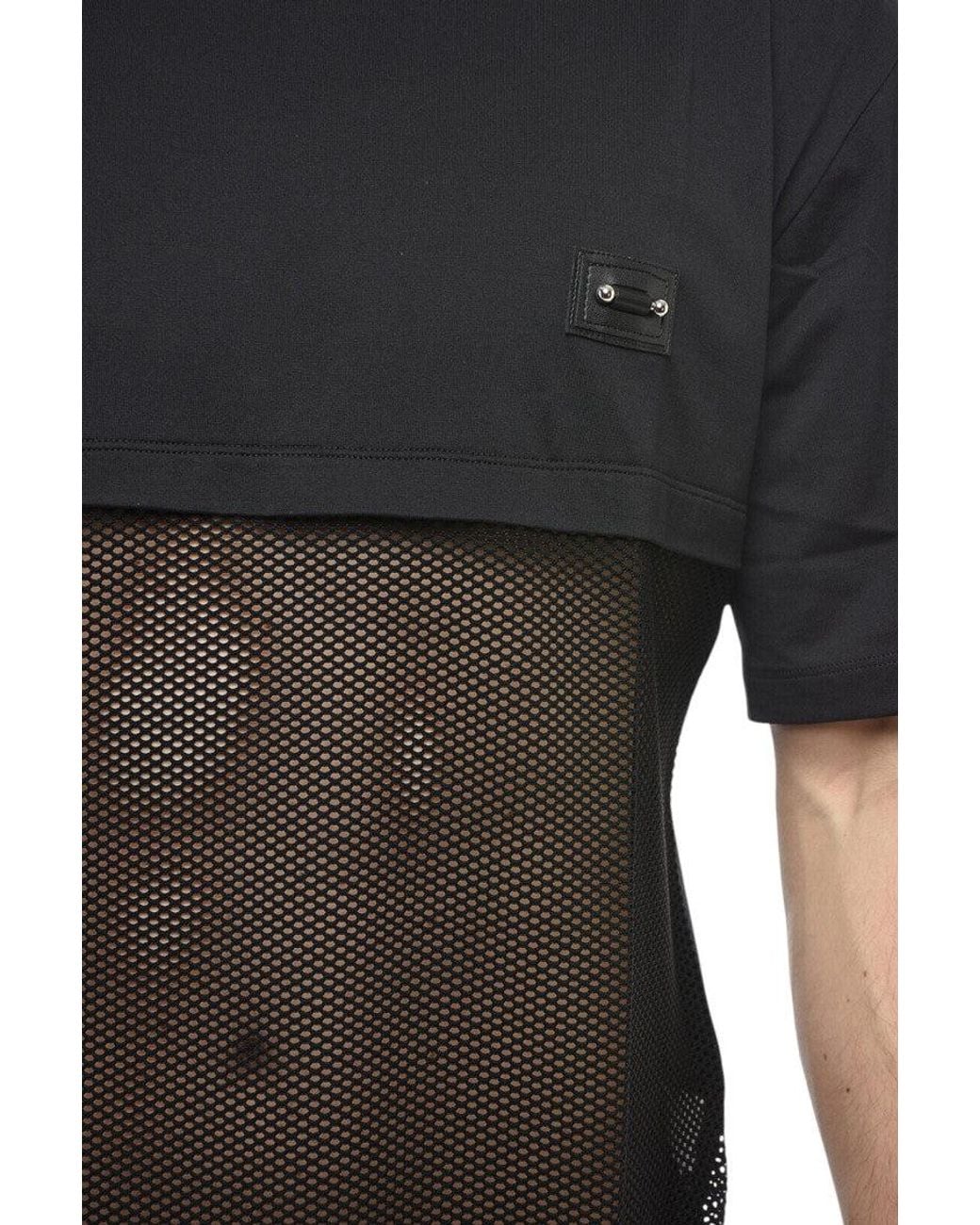 Neil Barrett Black Crew Neck T-Shirt for men