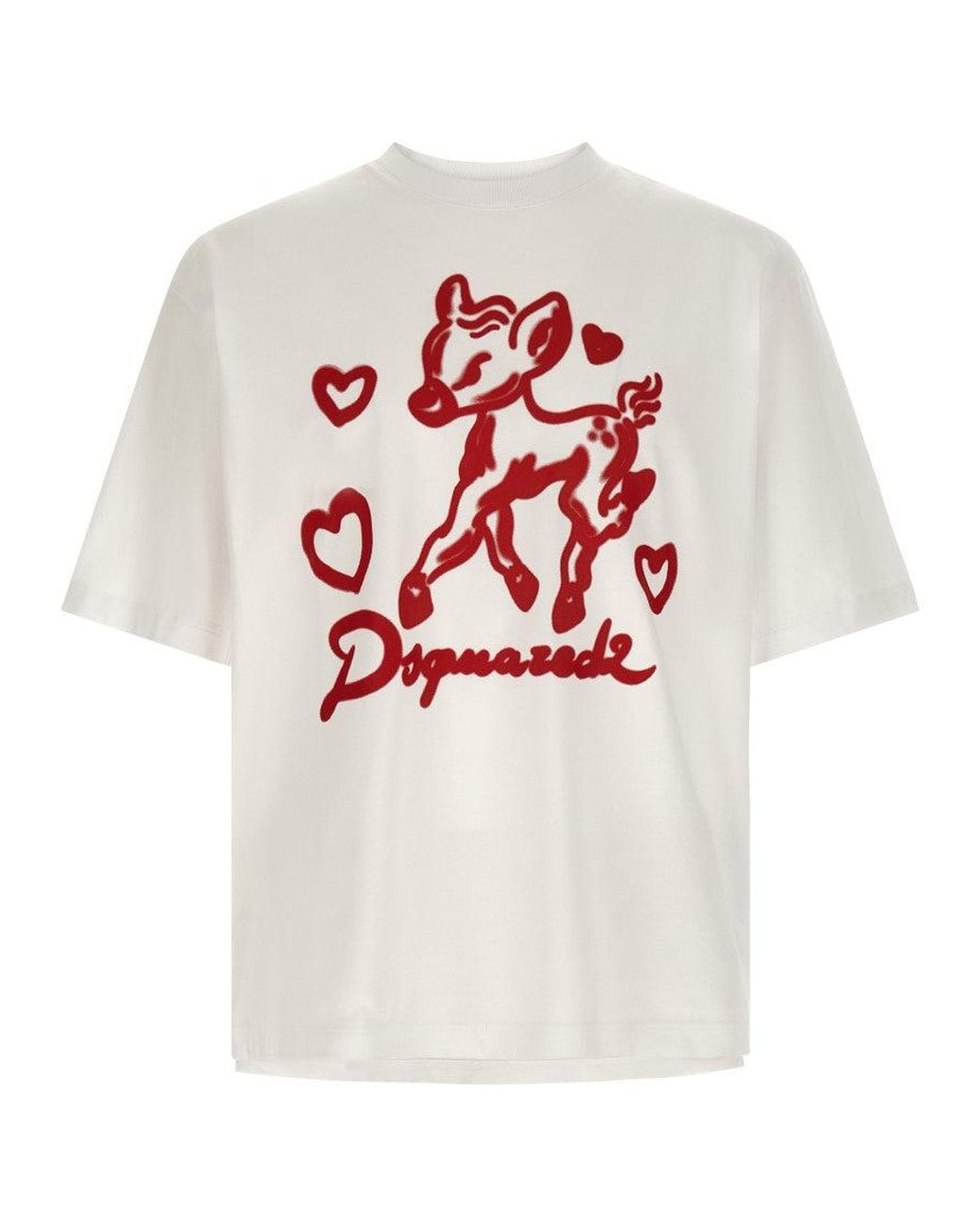 DSquared² White Crew Neck T-Shirt for men
