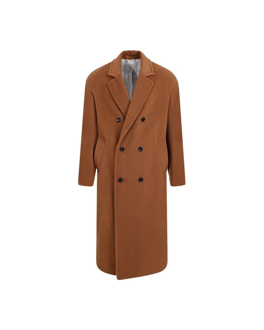 Gucci Brown Wool Coat for men