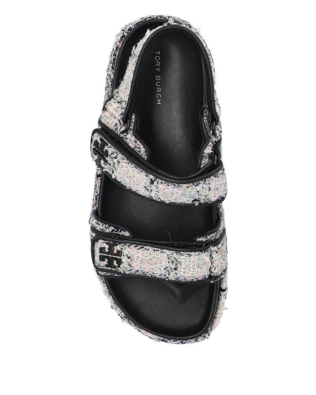 Tory Burch Blackwhite Kira Sandals