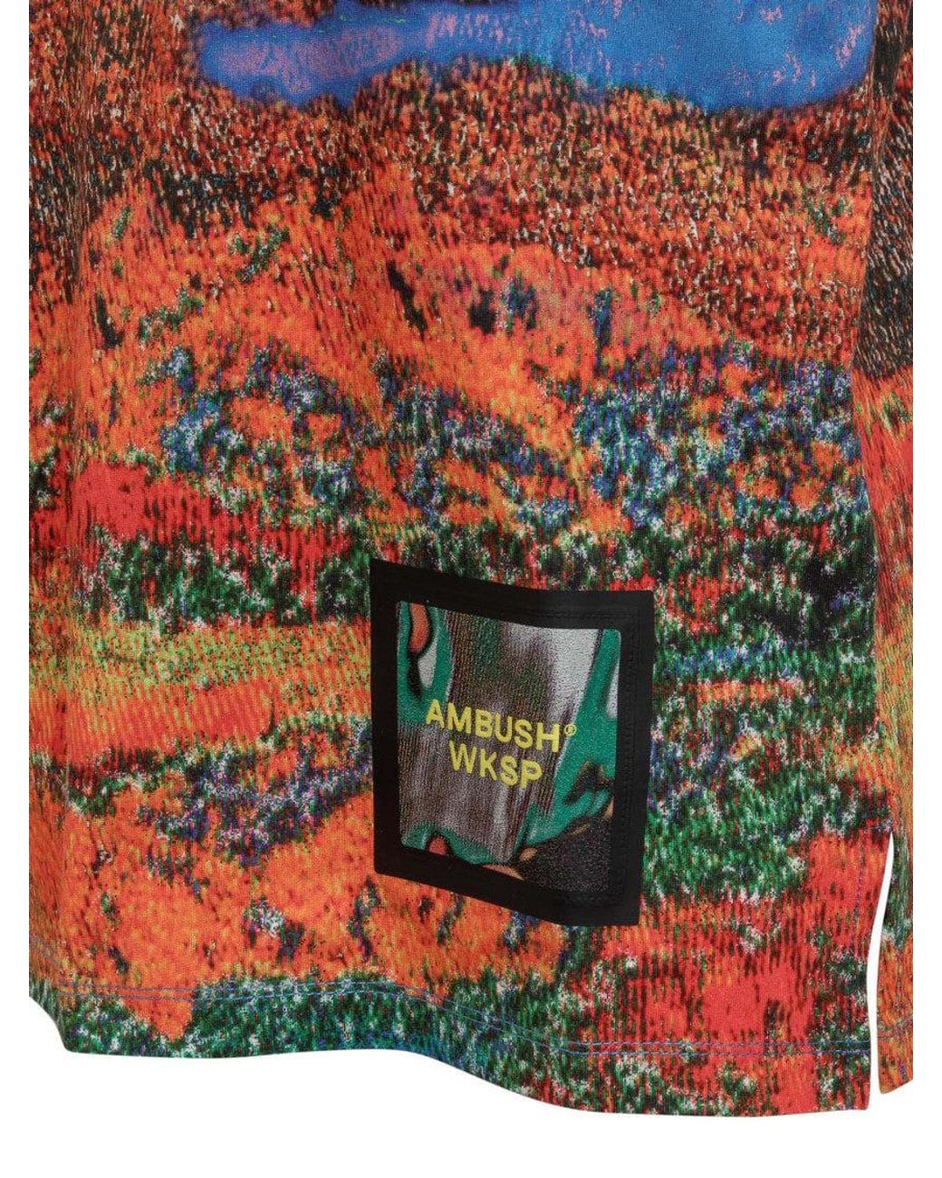 Ambush Blue Printed Crew Neck T-Shirt