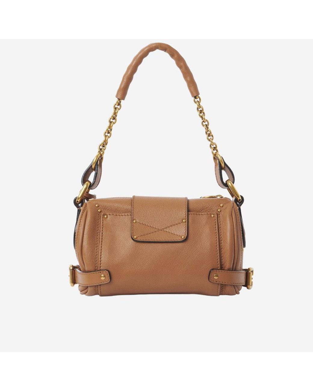 Chloé Brown Mustang Paddington Small Shoulder Bag