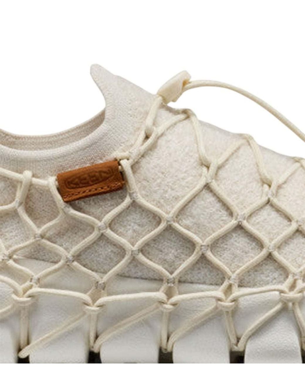 Keen White Woven Uneek-360 Sneakers