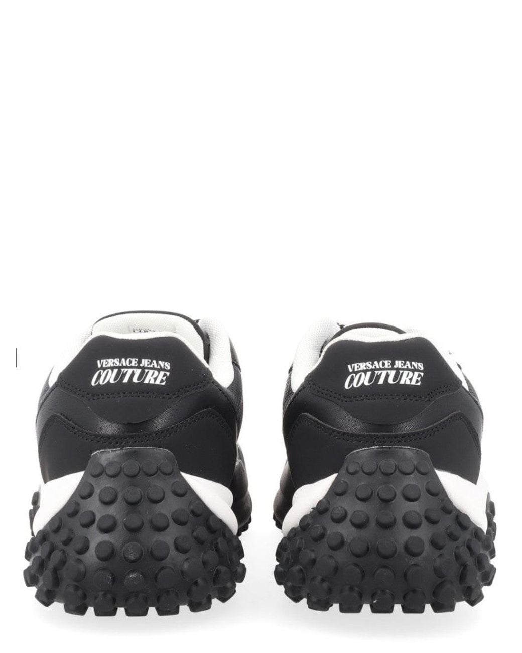 Versace Jeans Couture Black Logo Couture Sneakers for men