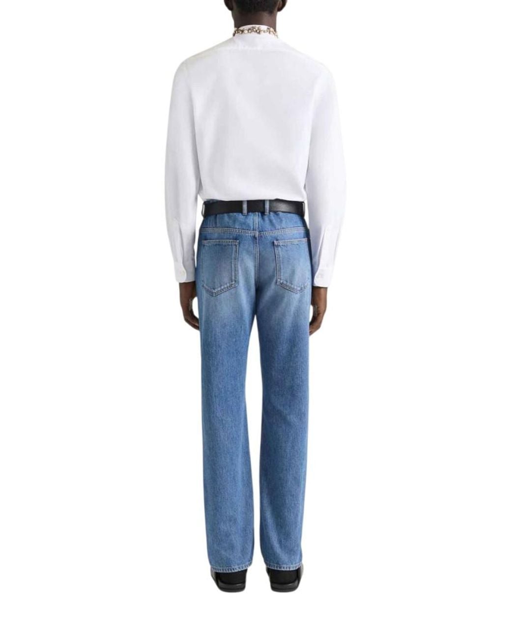 Givenchy Blue Mid Rise Jeans for men