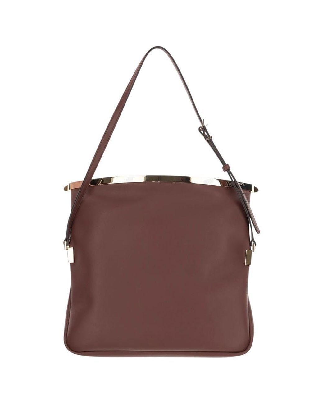 Tod's Purple Flap Foldable Shoulder Bag