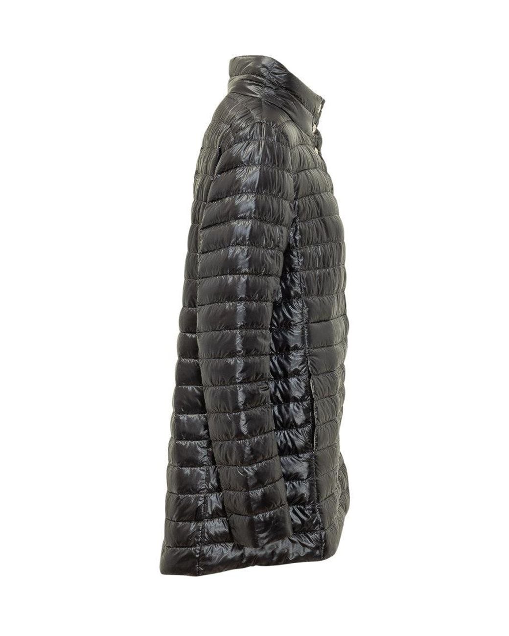 Herno Gray Quilted Reversible Jacket