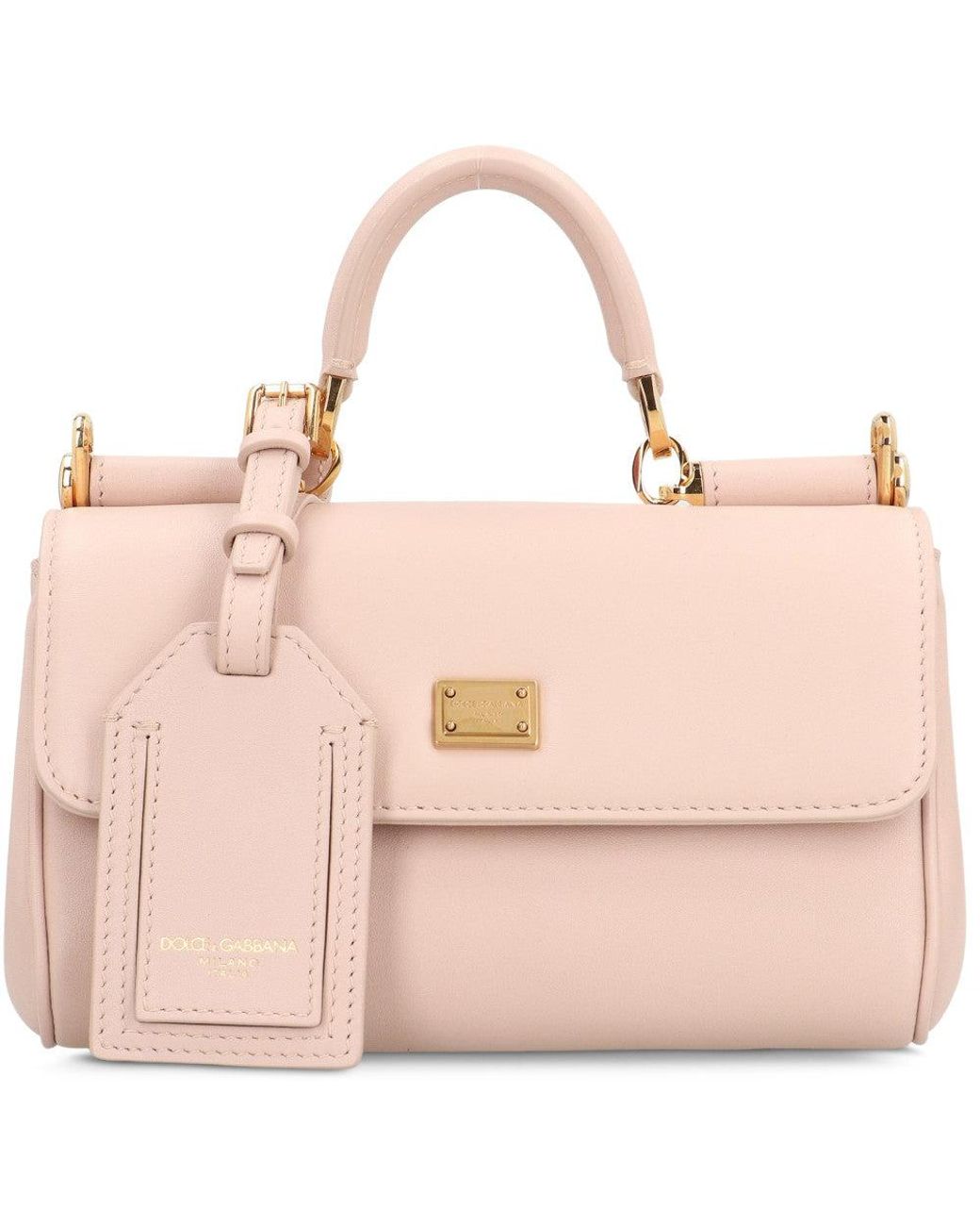Dolce & Gabbana Pink Light Sicily Mini Satchel