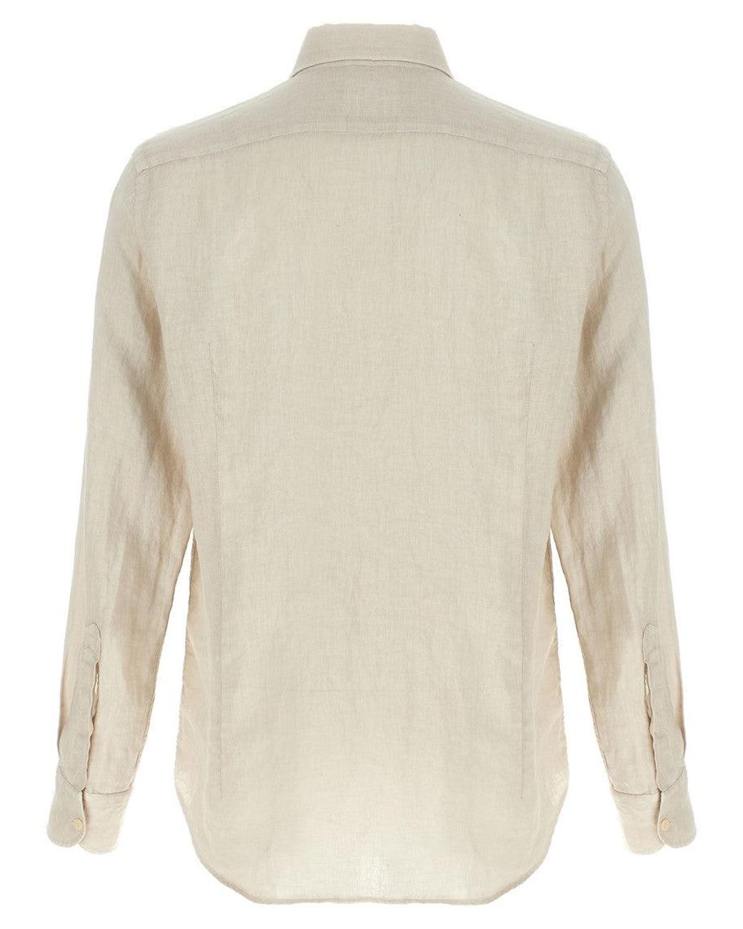 Mc2 Saint Barth White Solid Shirt for men