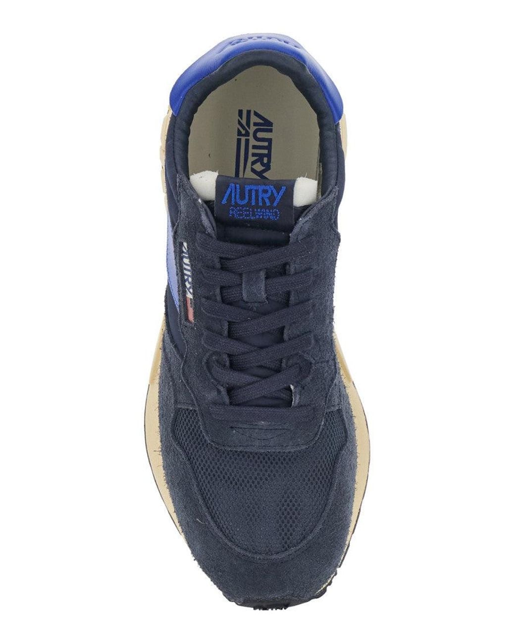 Autry Blue Reelwind Logo Sneakers for men