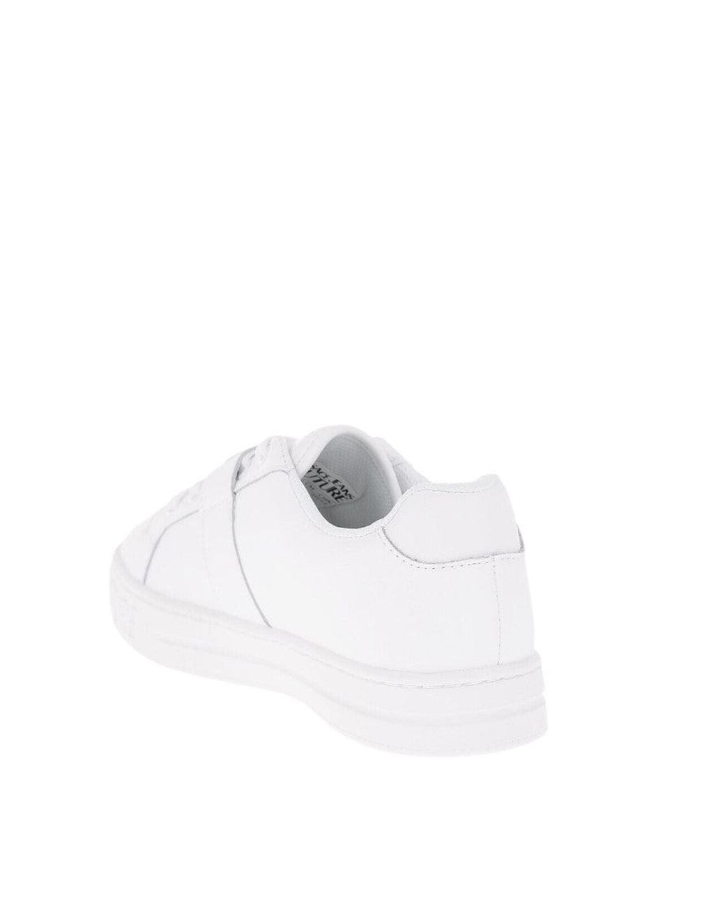 Versace Jeans Couture White Solid Sneakers