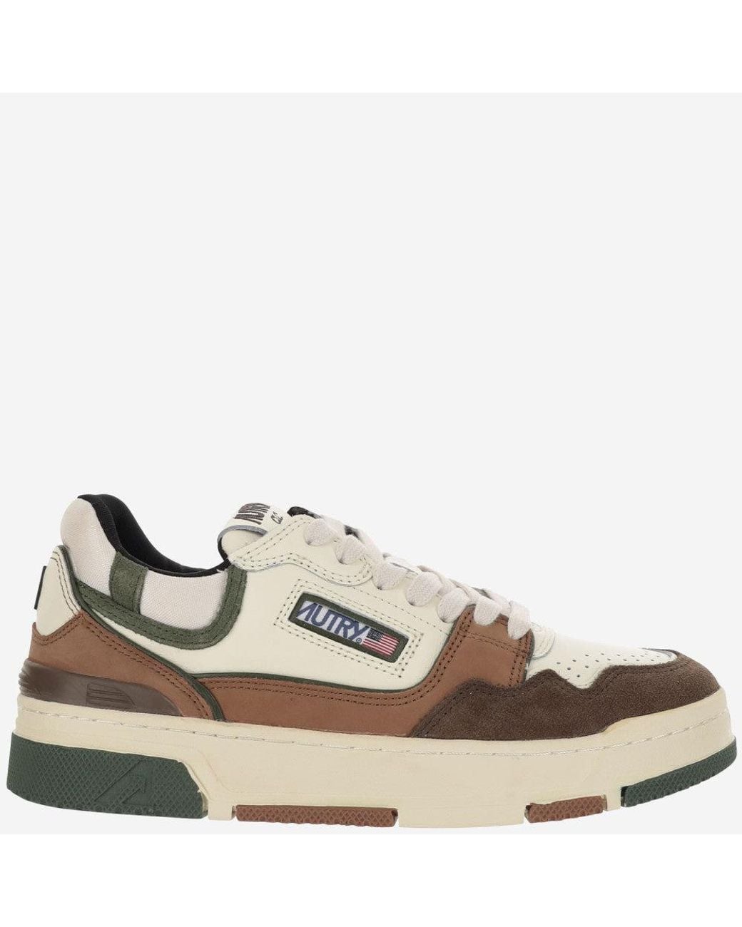 Autry Brown Clc Leather Sneakers