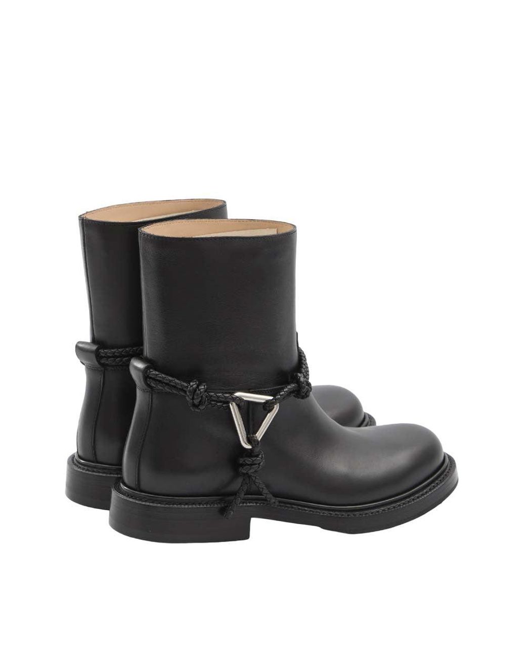 Bottega Veneta Black James Ankle Boots