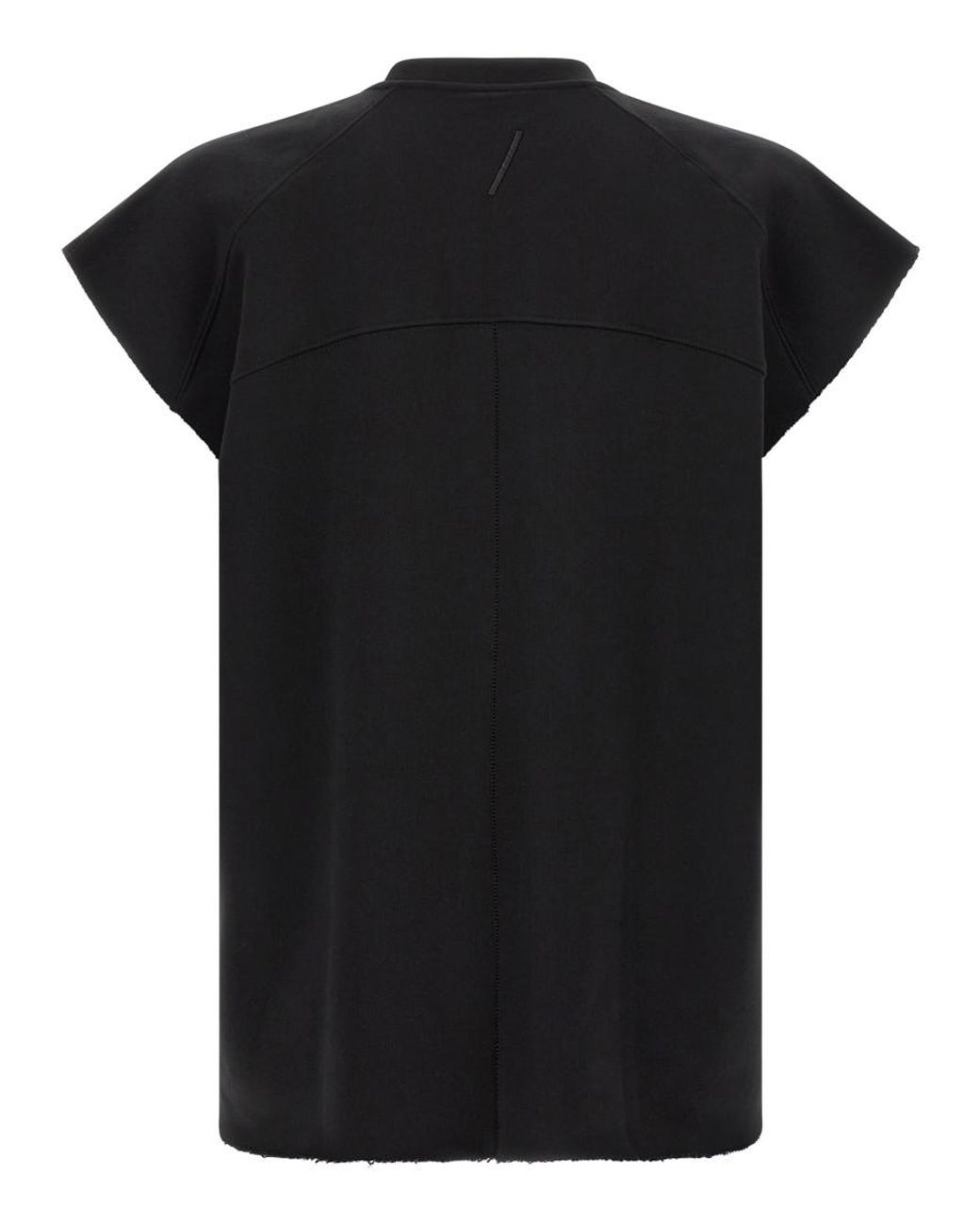 Thom Krom Black Solid Crew Neck Sweatshirt for men