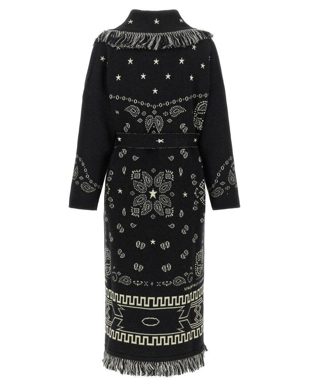 Alanui Black Trench Coat