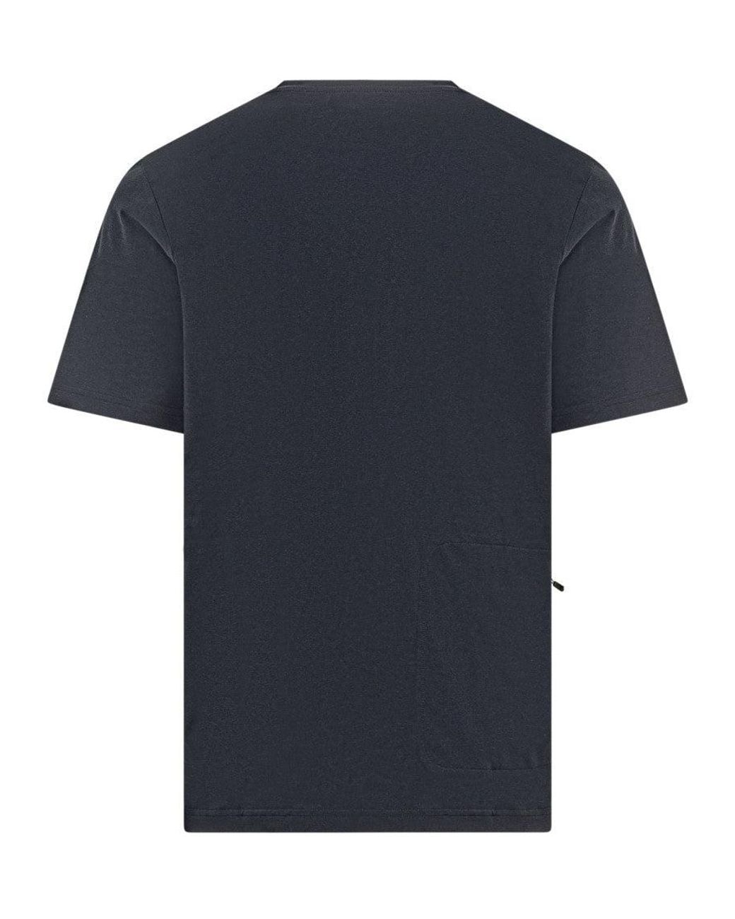 K-Way Blue Crew Neck T-Shirt for men