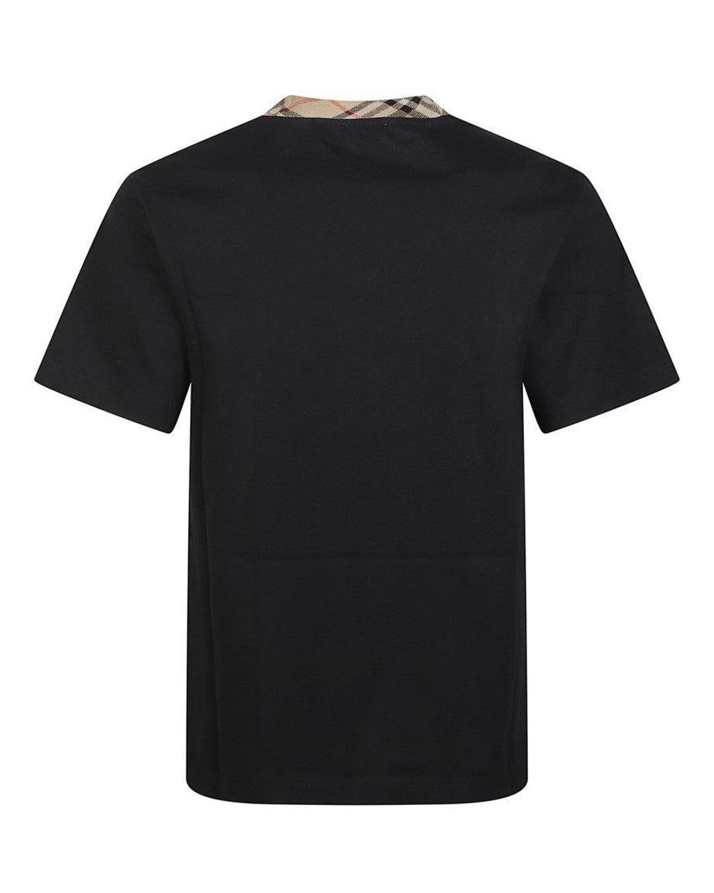 Burberry Black Crew Neck T-Shirt for men
