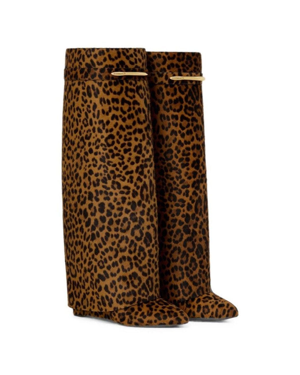 Givenchy Natural Print Shark-Pinch Boots