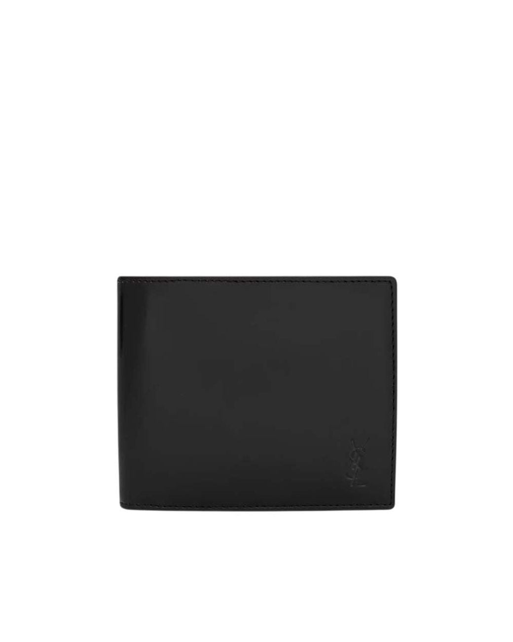 Saint Laurent Black Logo Wallet for men