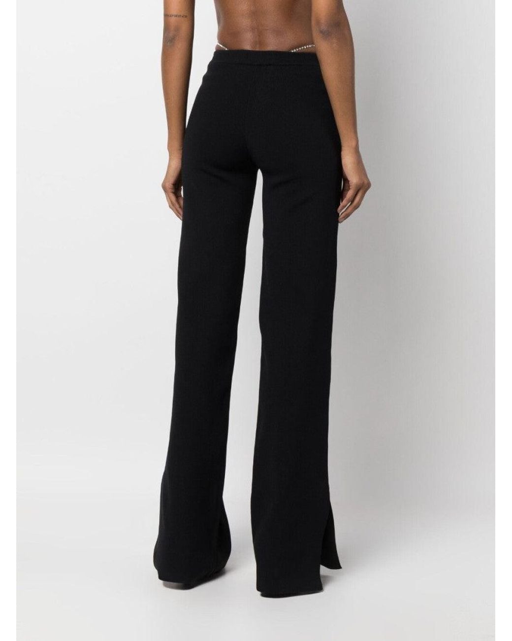 Gcds Black Wide Leg Trousers