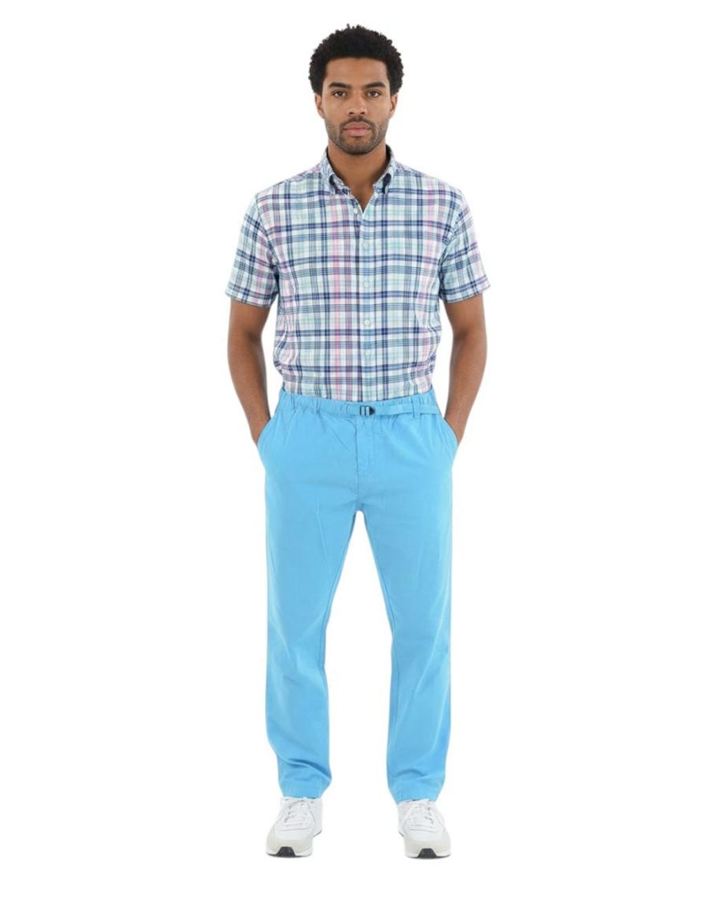 Woolrich Blue Regular Trousers for men
