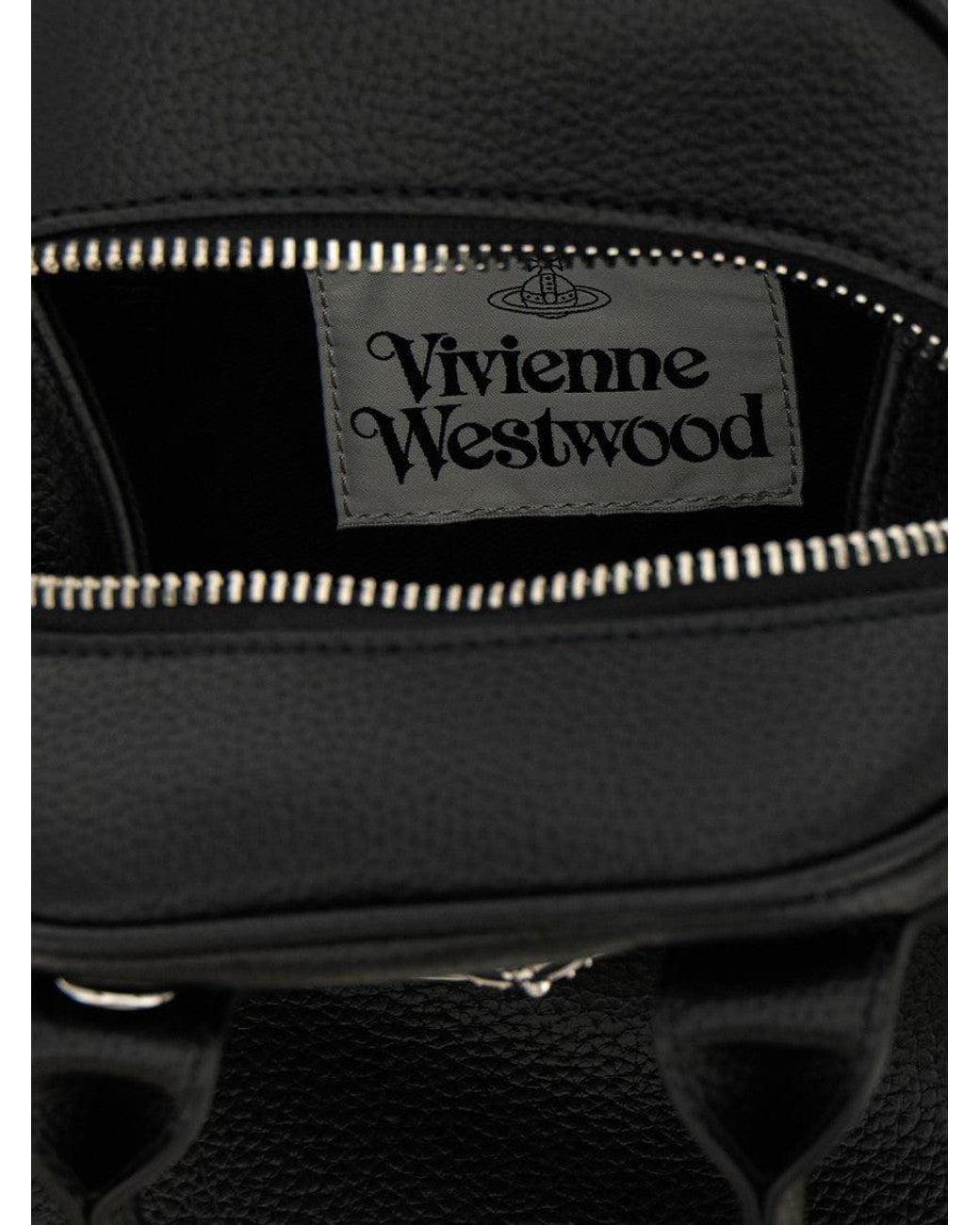 Vivienne Westwood Black Yasmine Small Satchel