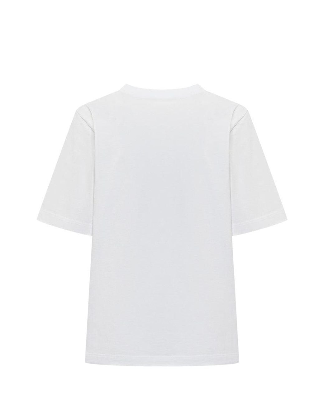 DSquared² White Logo Crew Neck T-Shirt