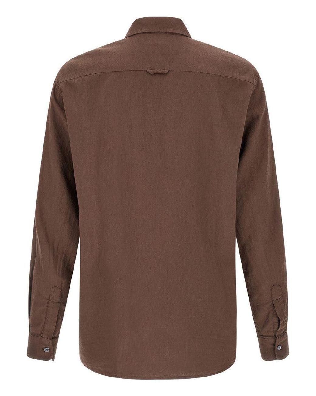 Cellar Door Brown 'Paul' Shirt for men