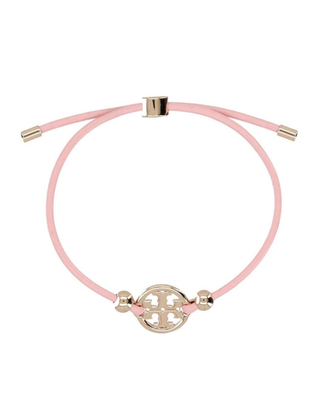 Tory Burch White Miller Cord Bracelet