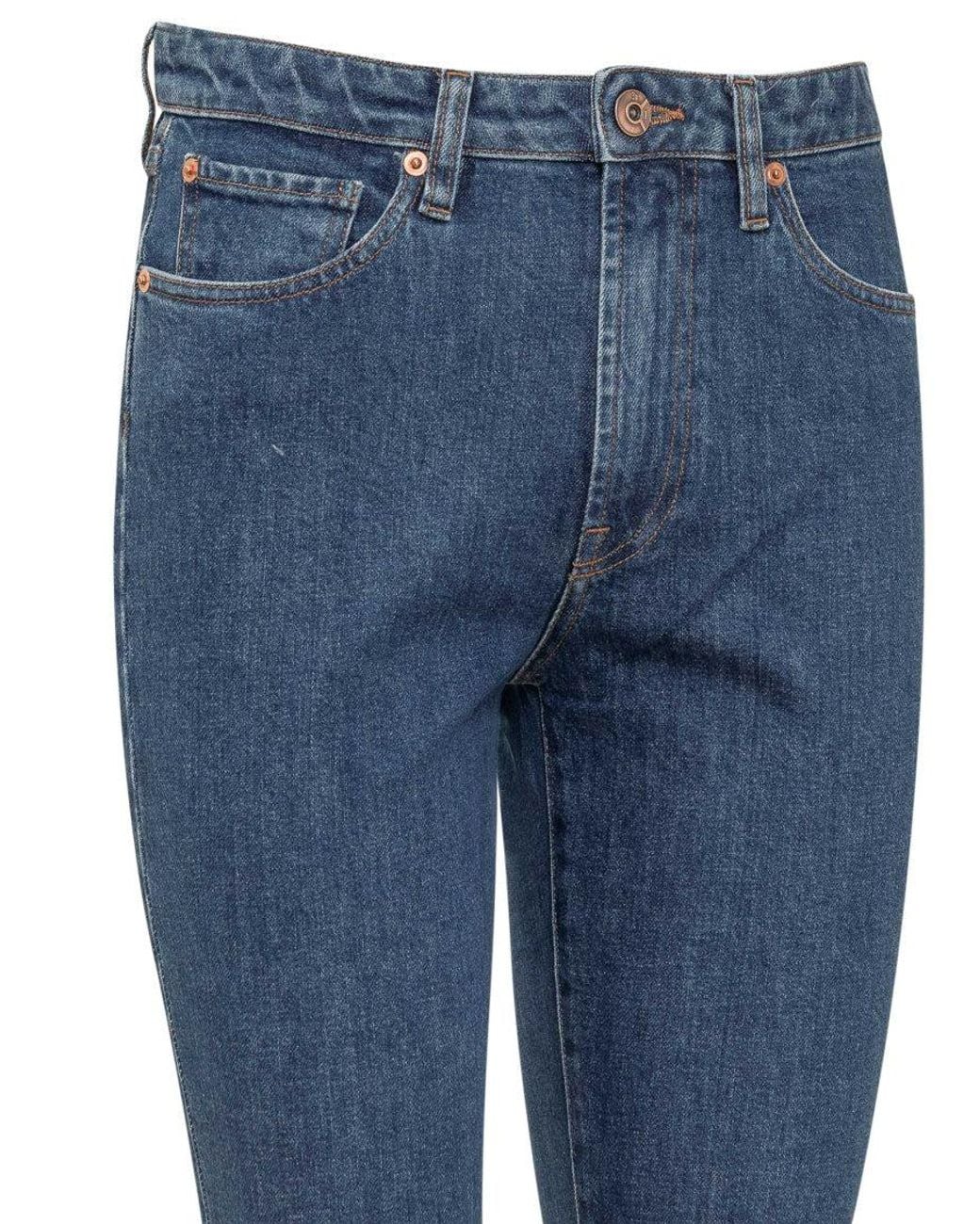 3x1 Blue Flared High Rise Jeans