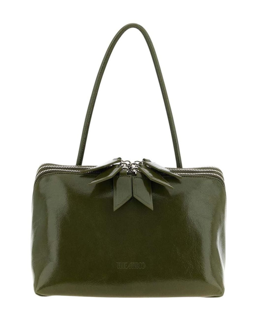 The Attico Green L'Altra Di Milano Large Shoulder Bag