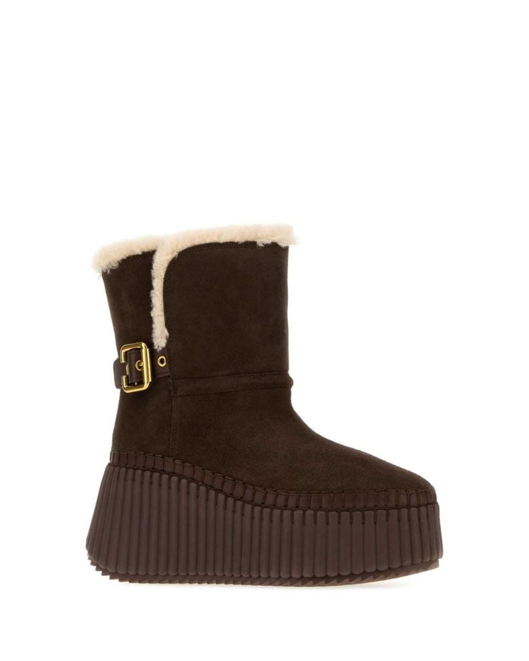 Chloé Brown Suede Boots