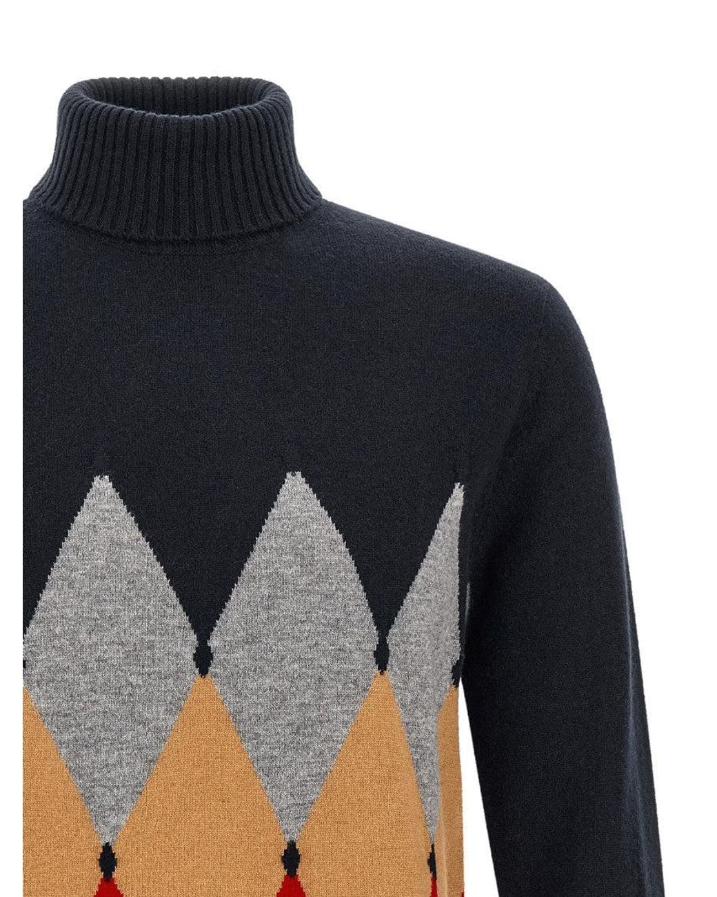 Ballantyne Red Turtle Neck Sweater for men