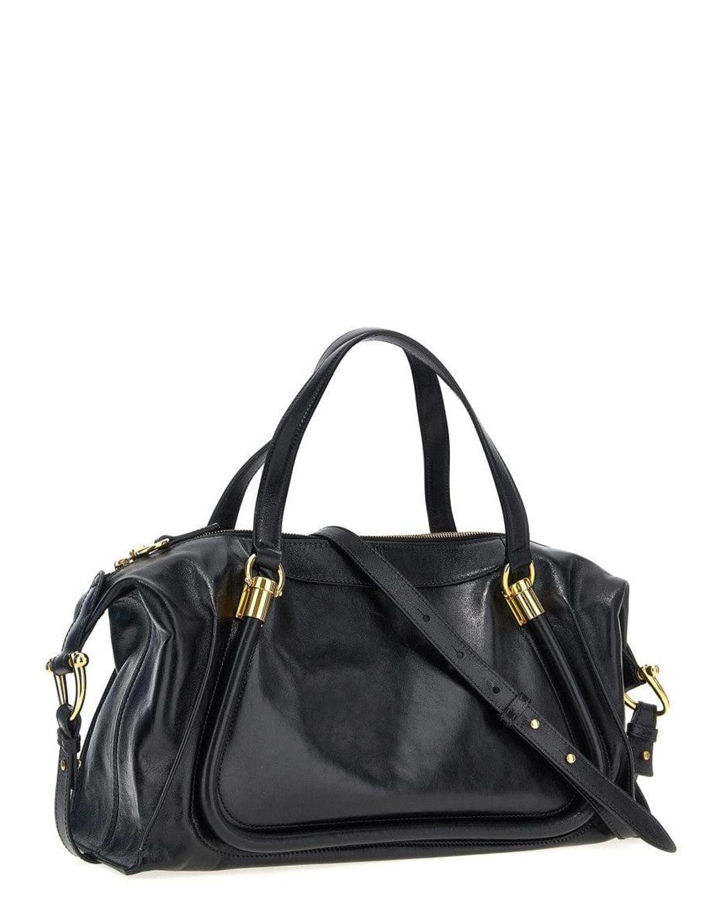 Chloé Black 'Paraty 24' Satchel Bag