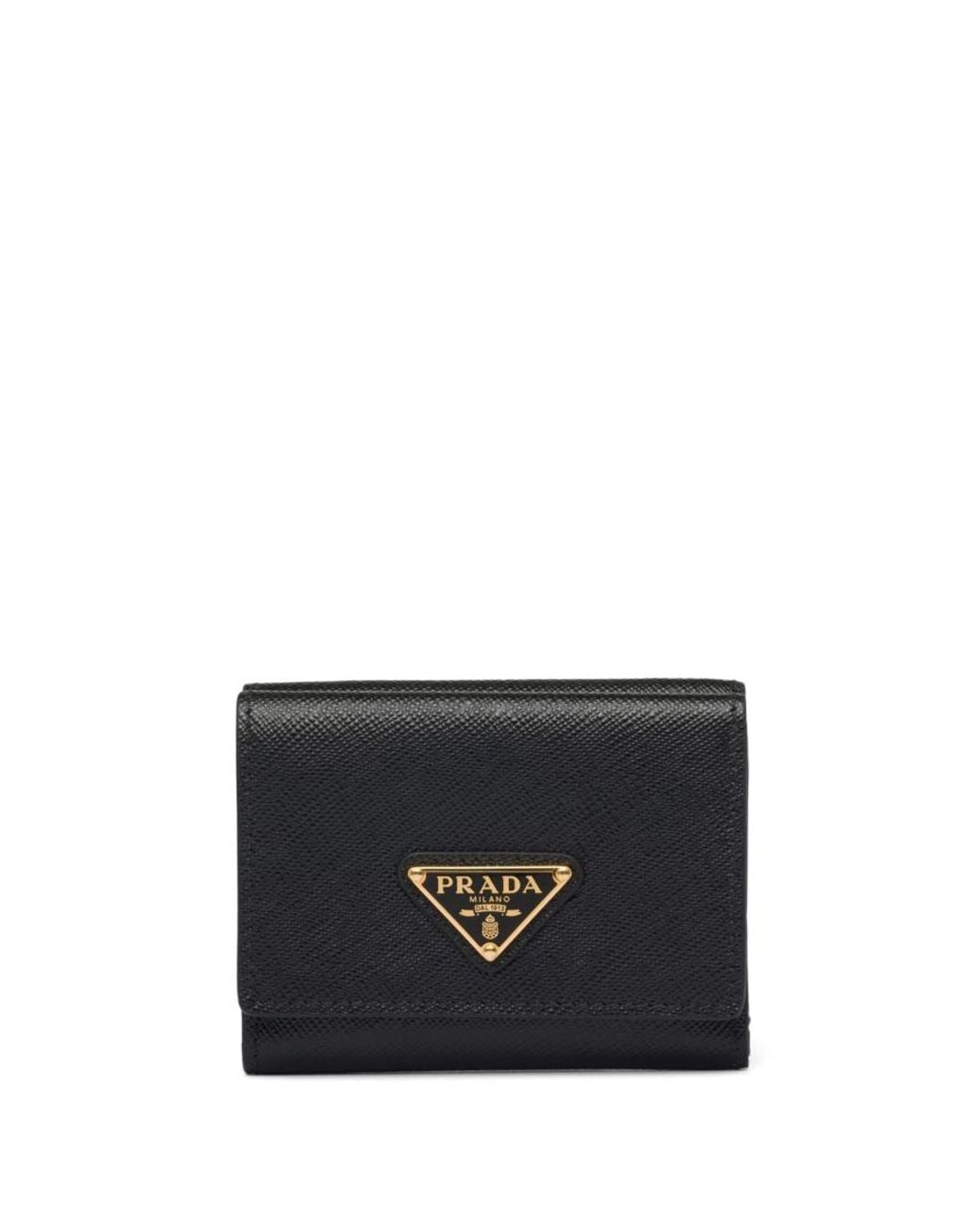 Prada Black Small Logo Wallet