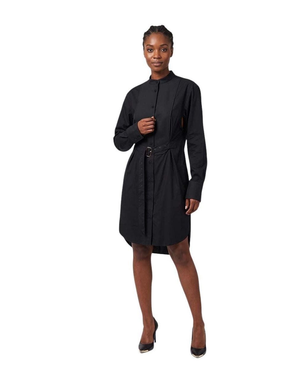 J.W. Anderson Black Band Collar Mini Dress
