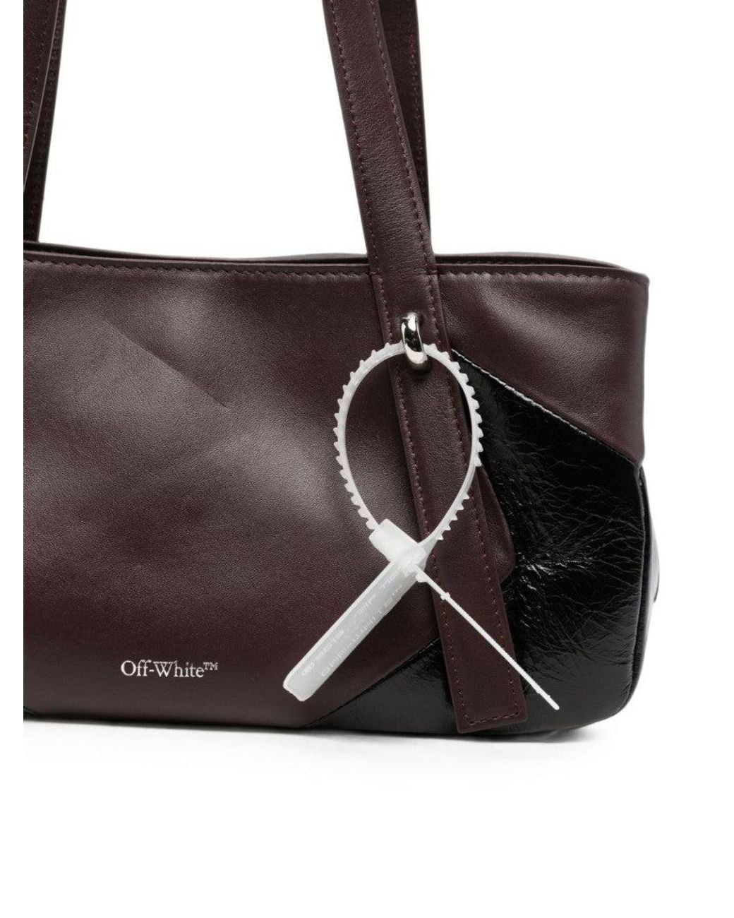 Off-White c/o Virgil Abloh Black Bordeaux Oyah Small Tote