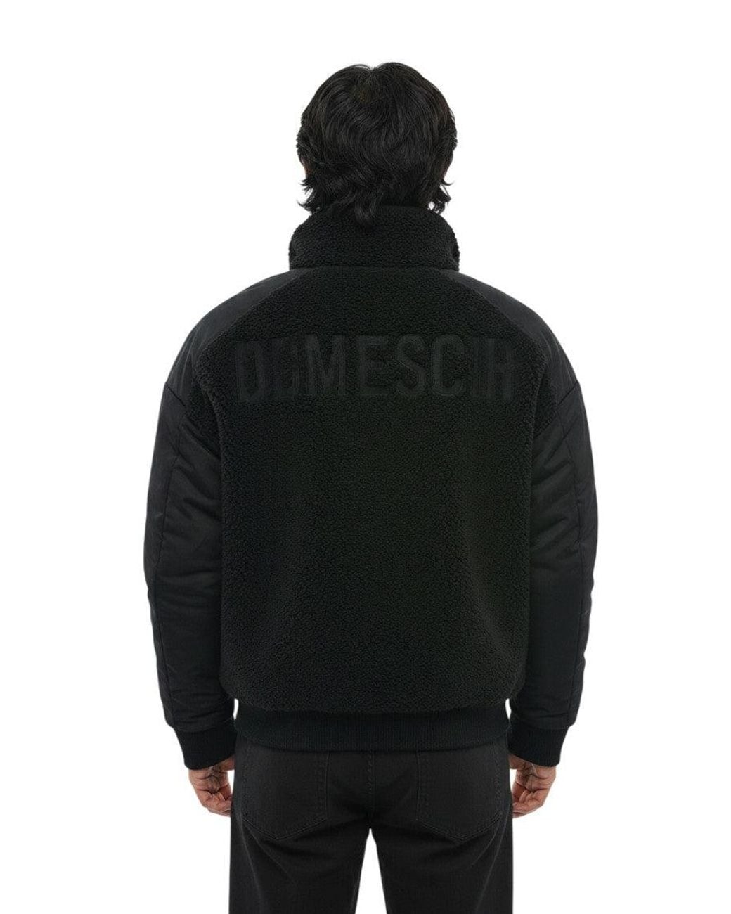 DSquared² Black Mock Collar Jacket for men