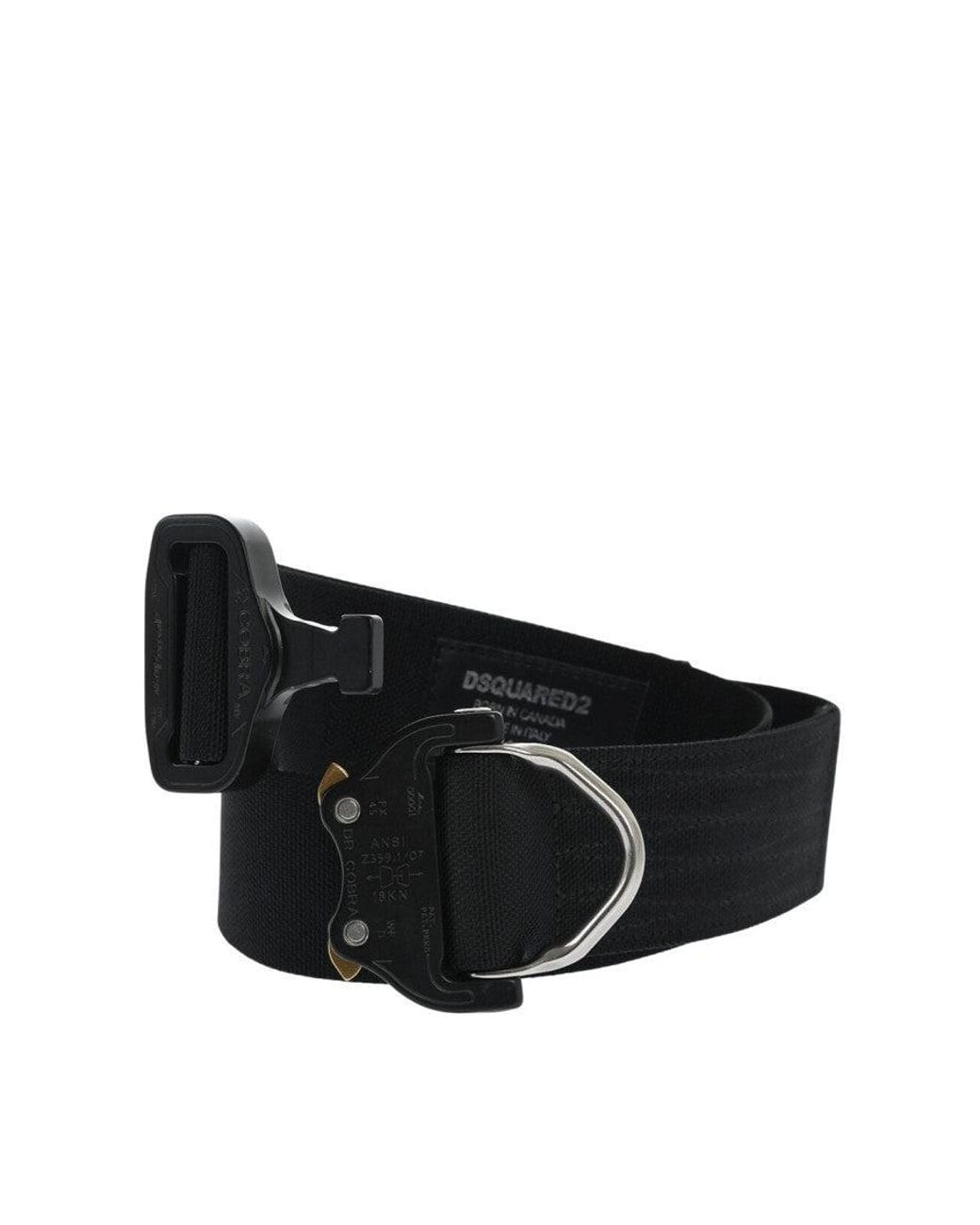 DSquared² Black Solid Belt